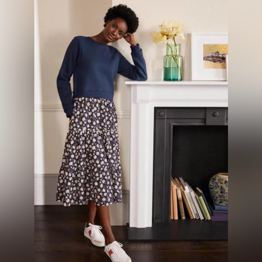 Boden Mix Tiered Maxi Dress - Picture 5 of 12